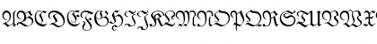 Download LTLutherscheFrakturDfr Normal Font Uppercase Preview