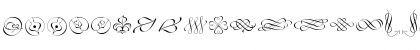 Download LTZapfino Ornaments Regular Font Uppercase Preview