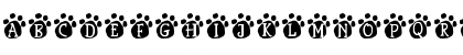 Download Lotus Paws Regular Font Uppercase Preview