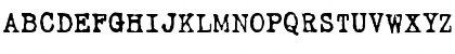 Download LoveLetter Typewriter Regular Font Uppercase Preview