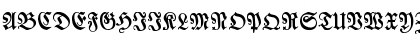 Download Luthersche Fraktur Regular Font Uppercase Preview