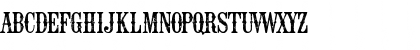 Download Espa֡ Regular Font Uppercase Preview