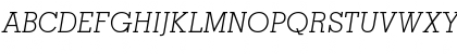 Download Memphis LT Light Italic Font
