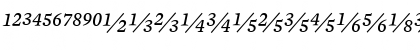 Download Mercury Numeric G1 Italic Font