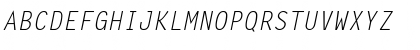 Download Monospaced Italic Font