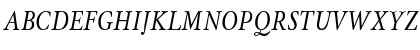 Download MyslNarrowC Italic Font