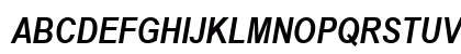 Arial Narrow Bold Italic