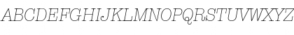 Download AmTypewriterITC Light Italic Font