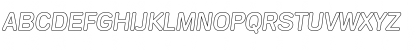 Download AndreasBeckerOutline Italic Font