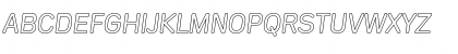 Download AndreasBeckerOutline-Light Italic Font