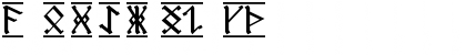 Download AngloSaxon Runes-1 Regular Font