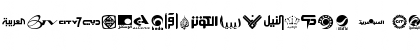 Download Arab TV logos Regular Font