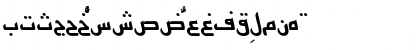 Download Arabic7KufiSSK Italic Font