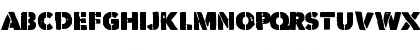 Download Vicious Stencil Regular Font