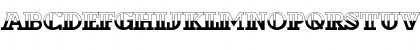Download a_DexterB&W Regular Font Uppercase Preview