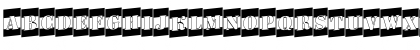 Download a_DodgerCmB&WUp Regular Font Uppercase Preview