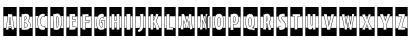 Download a_FrudgerB&W Regular Font Uppercase Preview