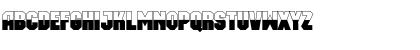 Download a_MachinaOrtoB&W Regular Font Uppercase Preview