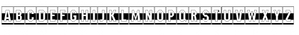 Download a_MeccanoCmB&W Regular Font Uppercase Preview