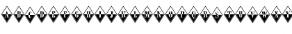 Download a_RombyB&W Regular Font Uppercase Preview