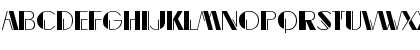 Download BealeVarigated DB Regular Font Uppercase Preview