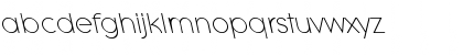 LitheLeftyLight Regular Font Lowercase Preview LitheLeftyLight Regular Font Lowercase Preview