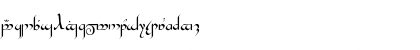 Download Tengwar-Gandalf Medium Font