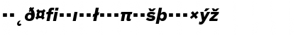 Download BauLF-BoldItalicExpert Regular Font Lowercase Preview