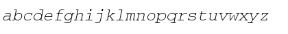 Download CourierC Italic Font
