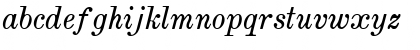 Download Brokgauz & Efron Italic Font Lowercase Preview