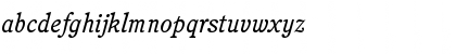 Download ITC Cushing Book Italic Font Lowercase Preview