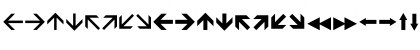 Download Leitura Symbols Arrows Font