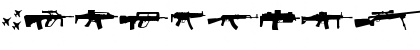 Download Army weapons tfb Regular Font