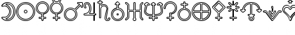 Download Astronomic Signs St Regular Font