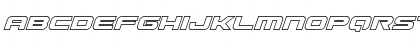 Download Gunship Outline Italic Outline Italic Font