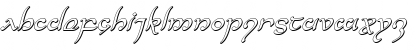 Download Half-Elven 3D Italic Italic Font