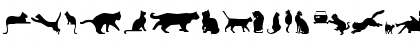 Download Cat Silhouettes Regular Font