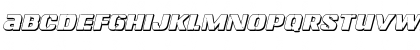Download Left Hand Luke 3D Italic Italic Font Lowercase Preview