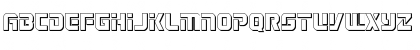 Legio Sabina 3D Regular Font Lowercase Preview