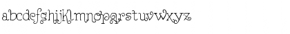 Lejana Regular Font Lowercase Preview