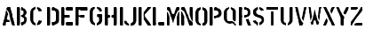 Download N&D font Regular Font Lowercase Preview