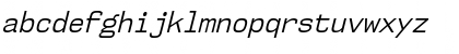 Download NK57 Monospace Semi-Condensed Book Italic Font