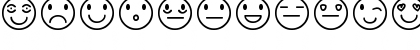 Download Rostros y emociones Regular Font