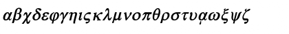 Download Standard Greek Bold Italic Font