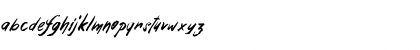 Download Esteban&Solina_PersonalUseOnly Regular Font Lowercase Preview