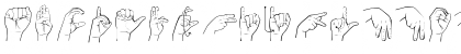 Download Lengua De Senas Chilena Hef Regular Font