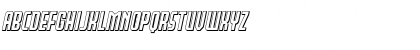 Download Peace & Houston 3D Italic Regular Font Lowercase Preview