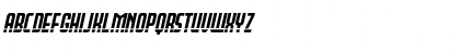 Download Peace & Houston Laser Italic Regular Font Lowercase Preview