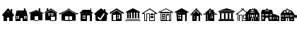 Download House Icons Regular Font