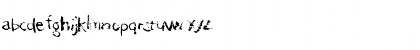Download der D䭯nschriftkegel Regular Font Lowercase Preview
